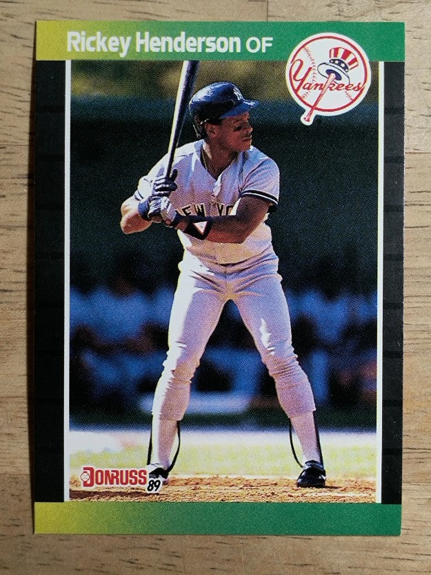 1989 Donruss #245 Rickey Henderson