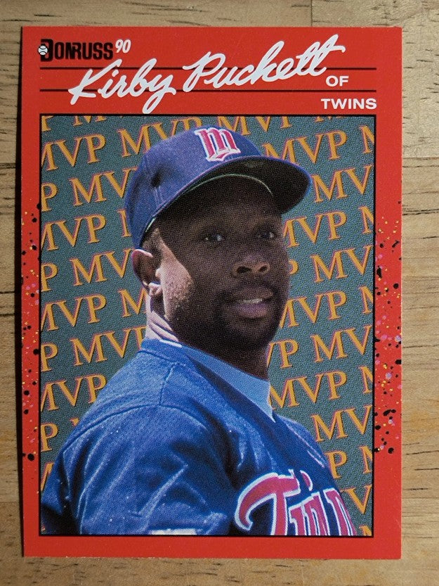 1990 Donruss Bonus MVP's #BC8 Kirby Puckett
