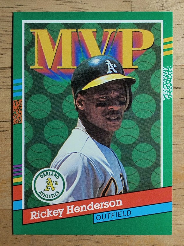1991 Donruss #387 Rickey Henderson MVP