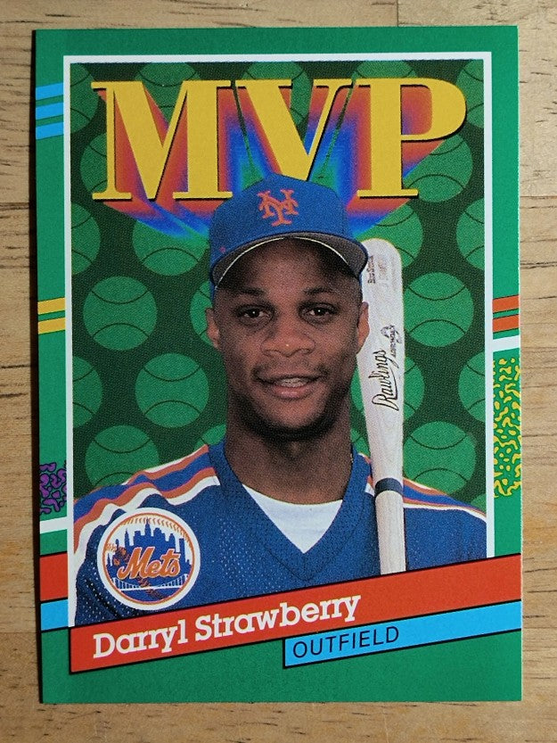 1991 Donruss #408 Darryl Strawberry MVP