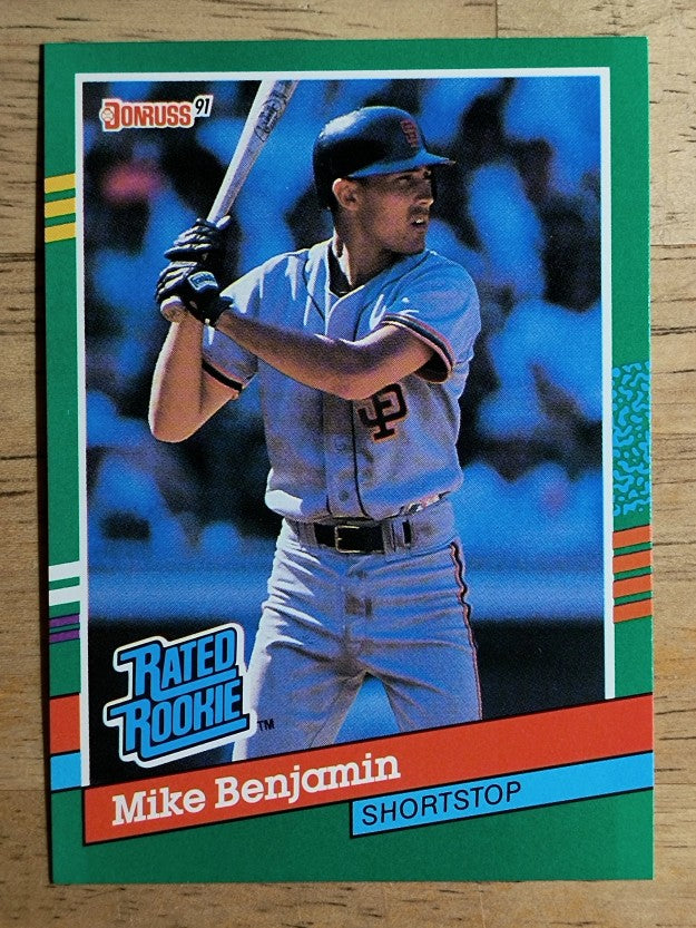 1991 Donruss #432 Mike Benjamin RR