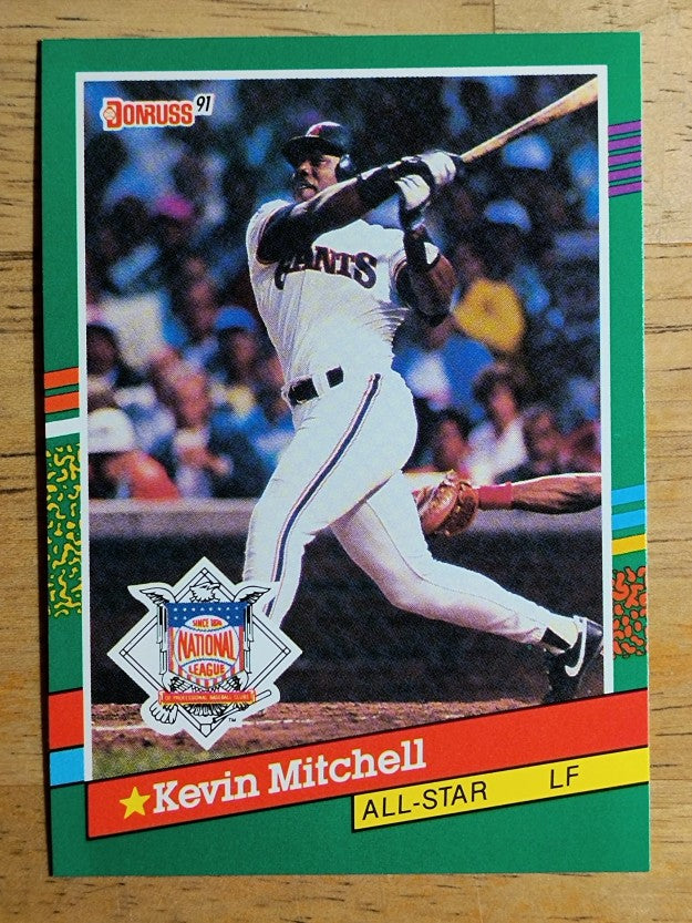 1991 Donruss #438 Kevin Mitchell AS
