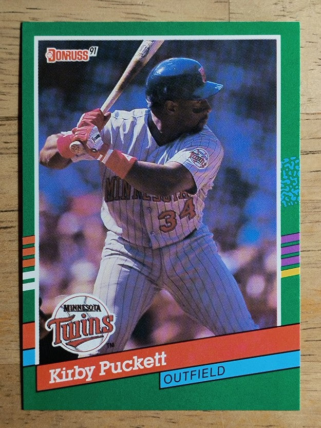 1991 Donruss #490 Kirby Puckett