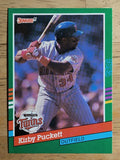 1991 Donruss #490 Kirby Puckett