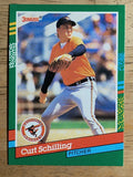 1991 Donruss #556 Curt Schilling