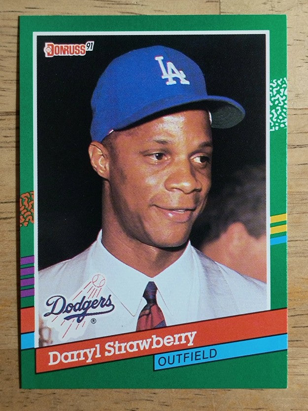 1991 Donruss #696 Darryl Strawberry