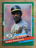 1991 Donruss #761 Rickey Henderson MVP