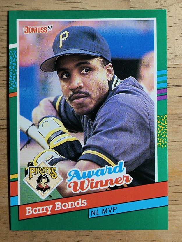 1991 Donruss #762 Barry Bonds MVP