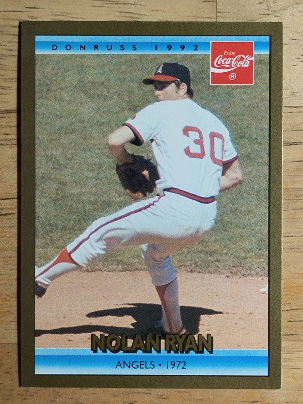1992 Donruss Coke Ryan #6 Nolan Ryan/1972 CA