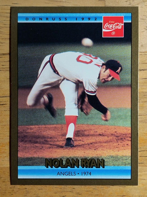 1992 Donruss Coke Ryan #8 Nolan Ryan/1974 CA