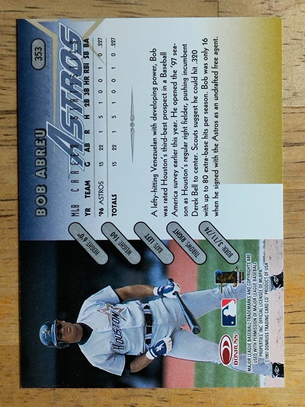 1997 Donruss #353 Bob Abreu