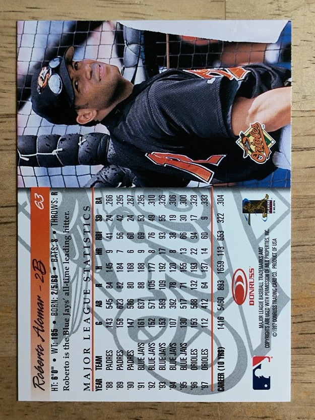 1998 Donruss #63 Roberto Alomar