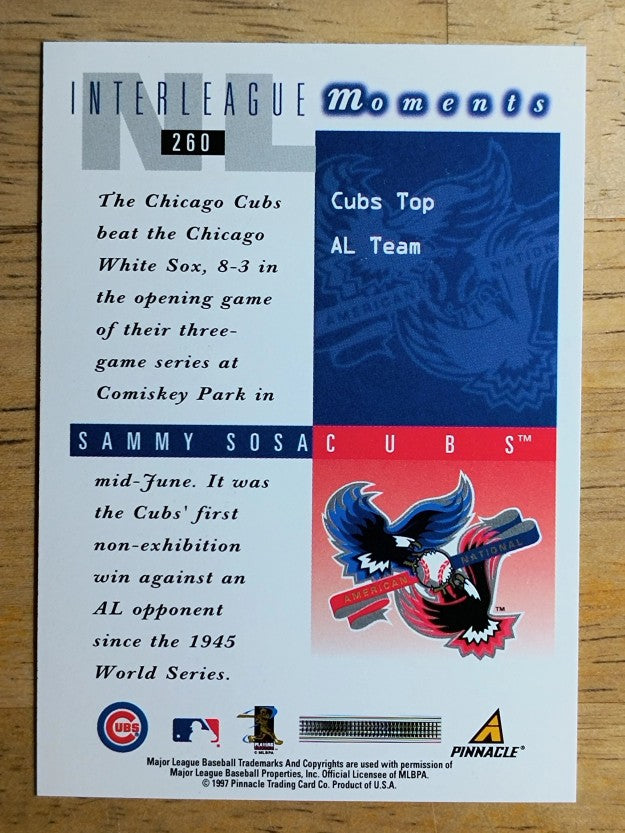 1998 Score #260 Sammy Sosa IM