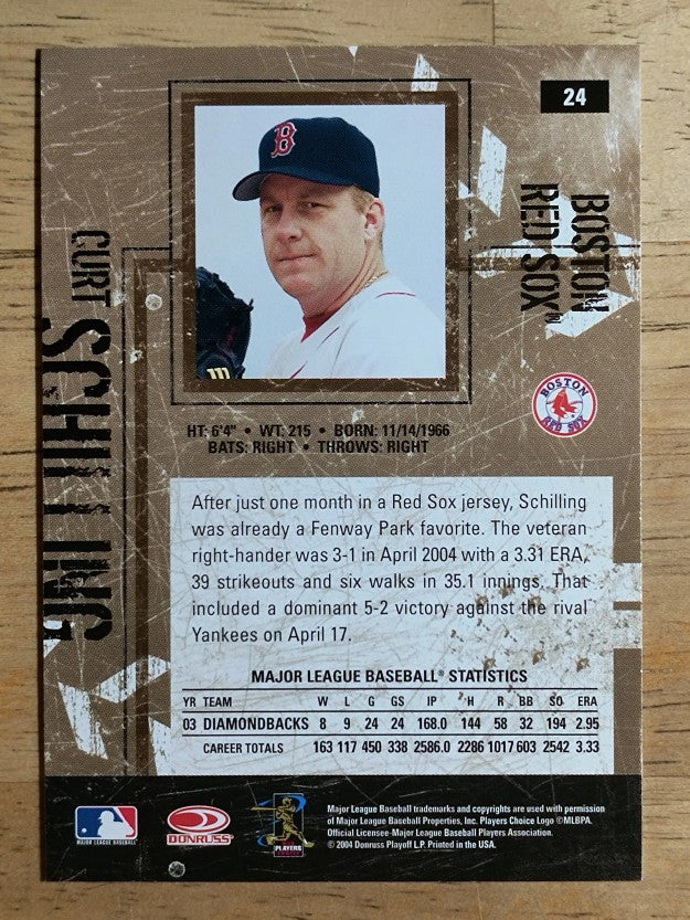 2004 Leather and Lumber #24 Curt Schilling