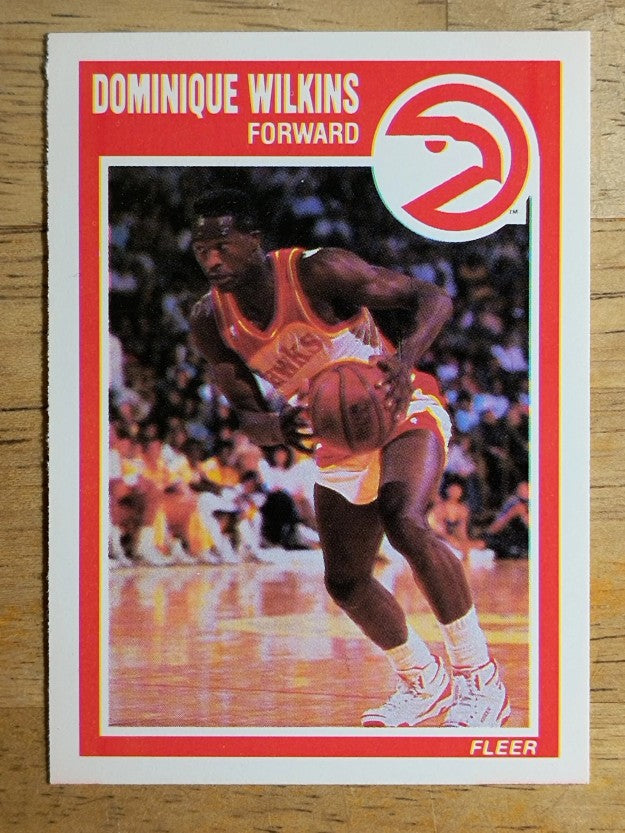 1989-90 Fleer #7 Dominique Wilkins