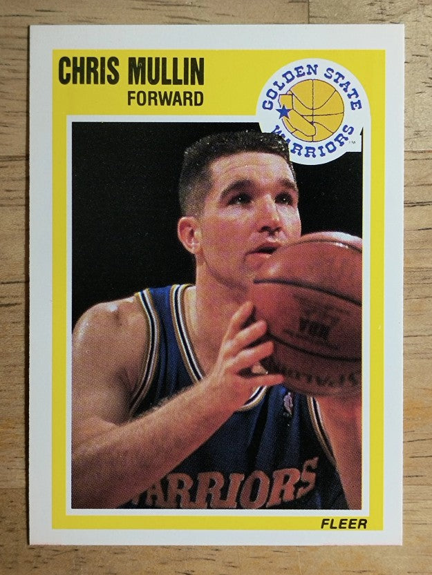 1989-90 Fleer #55 Chris Mullin