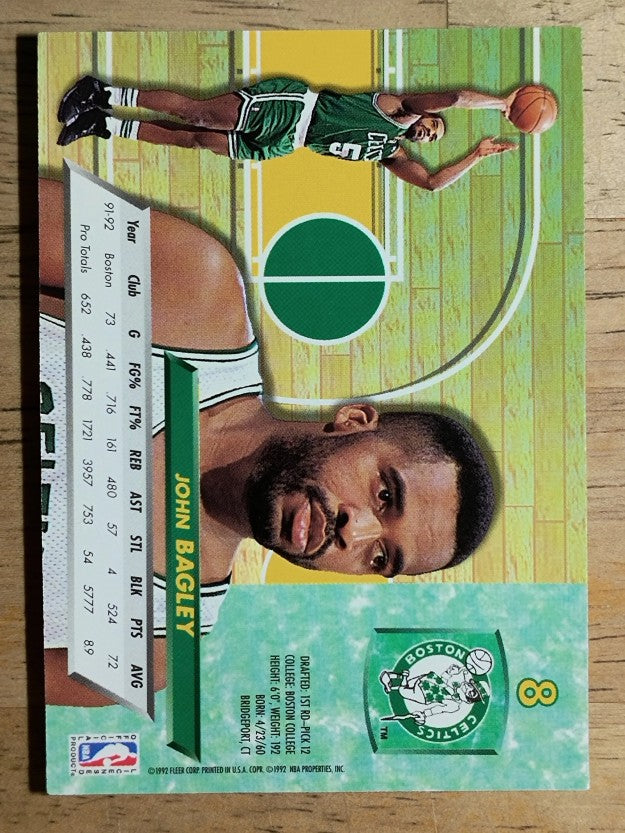 1992-93 Ultra #8 John Bagley