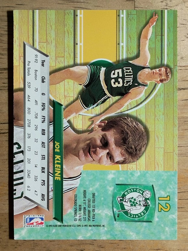1992-93 Ultra #12 Joe Kleine