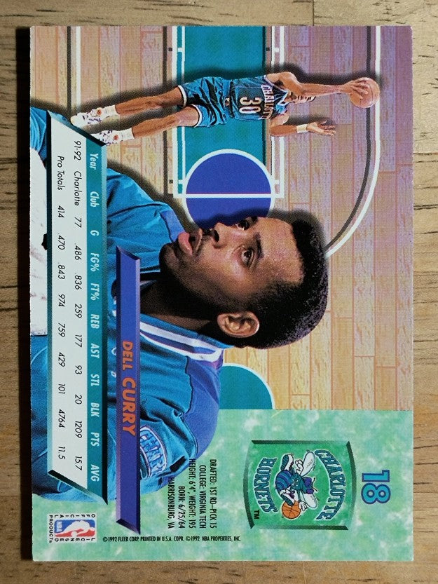 1992-93 Ultra #18 Dell Curry