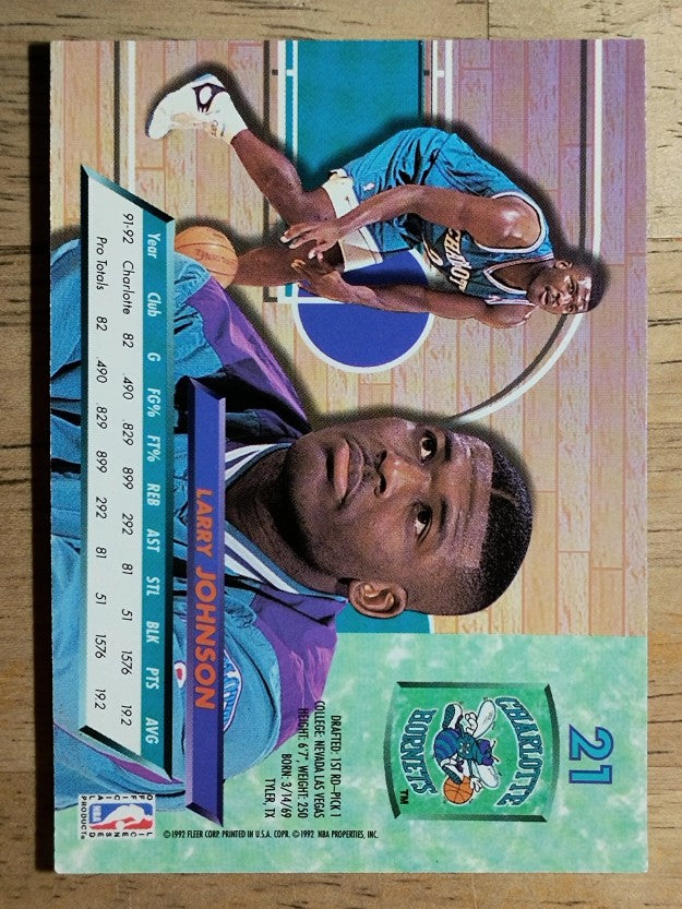 1992-93 Ultra #21 Larry Johnson