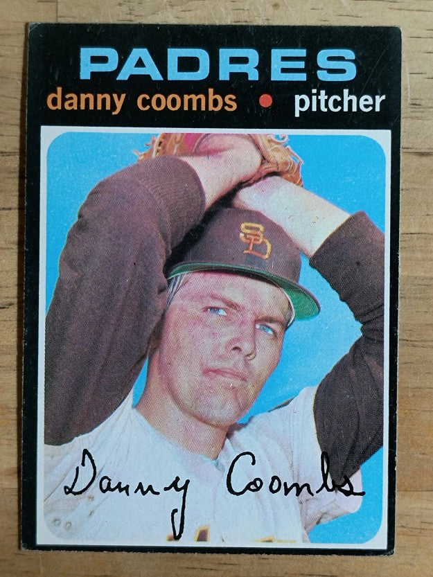 1971 Topps #126 Danny Coombs (VGEX)
