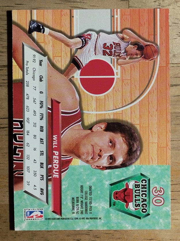 1992-93 Ultra #30 Will Perdue