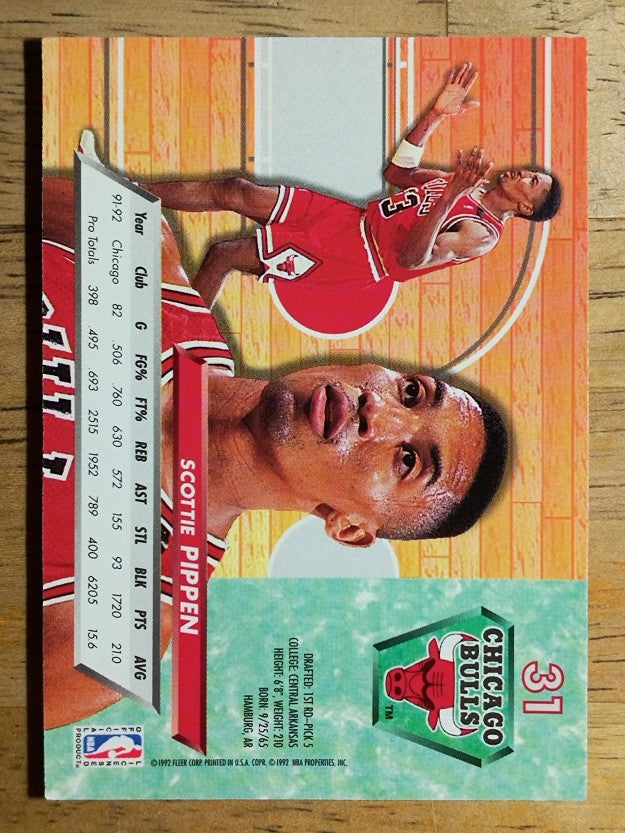 1992-93 Ultra #31 Scottie Pippen