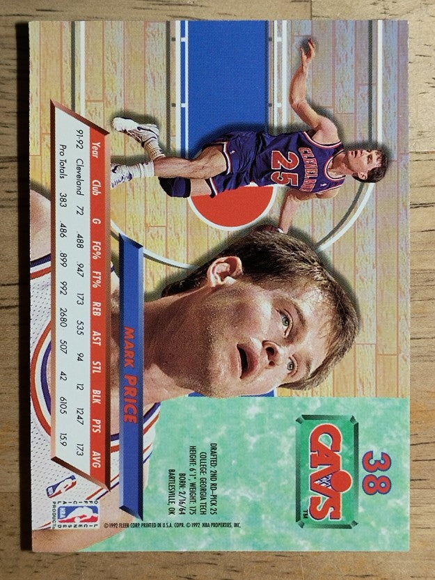 1992-93 Ultra #38 Mark Price
