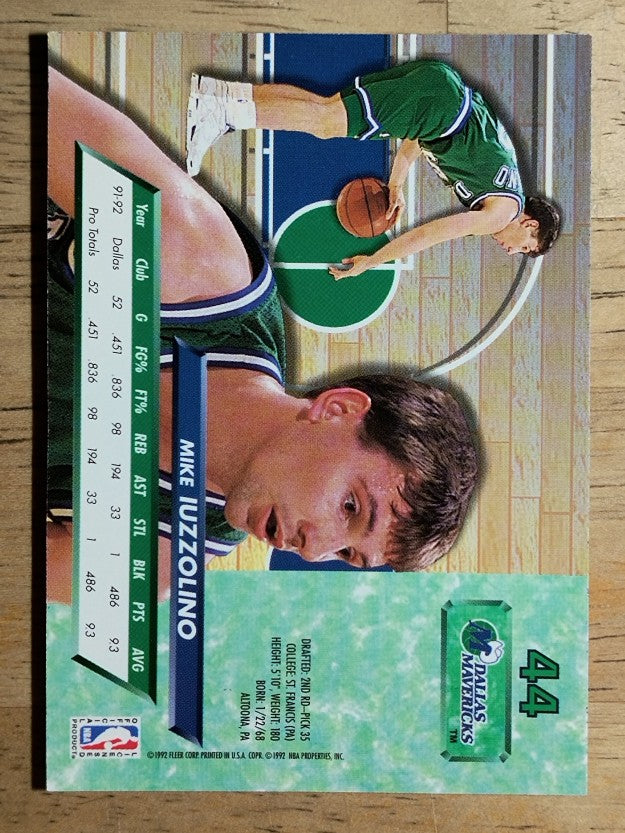 1992-93 Ultra #44 Mike Iuzzolino