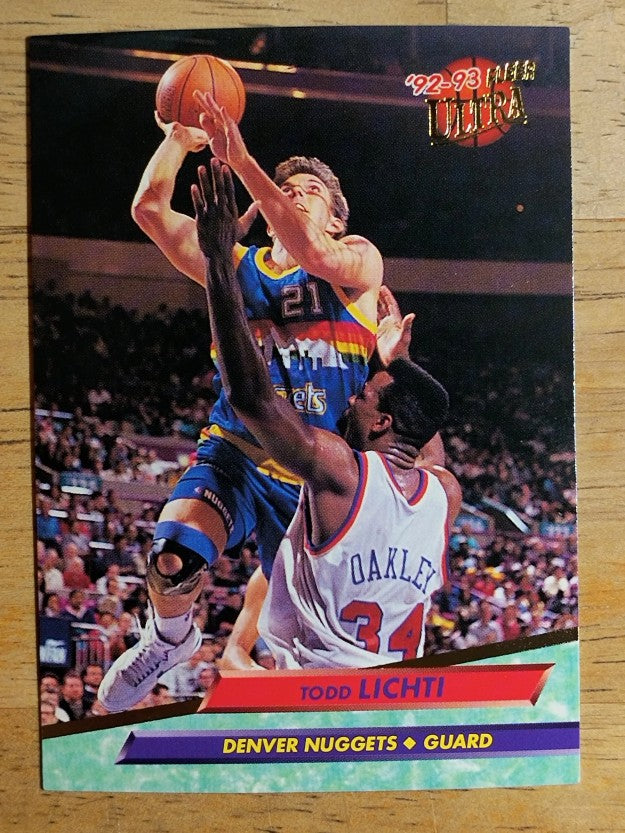 1992-93 Ultra #51 Todd Lichti