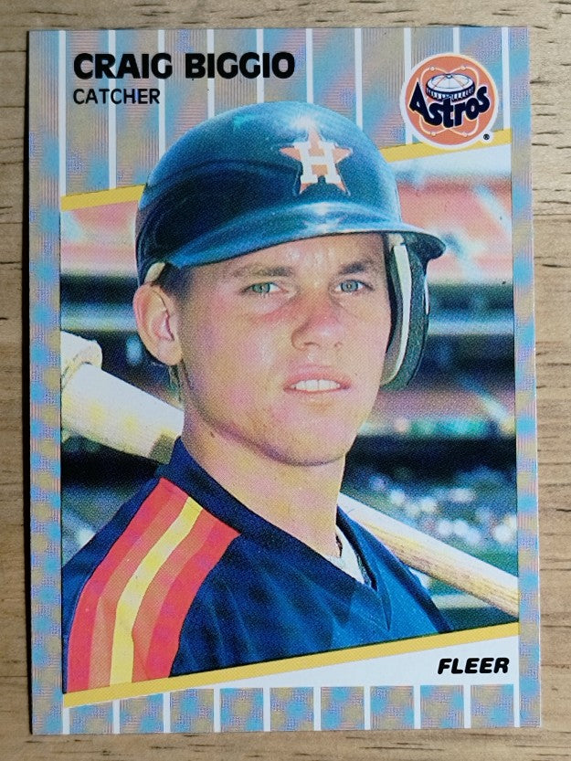 1989 Fleer #353 Craig Biggio RC