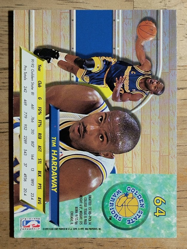 1992-93 Ultra #64 Tim Hardaway