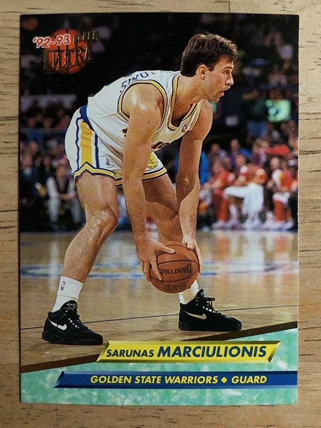 1992-93 Ultra #66 Sarunas Marciulionis