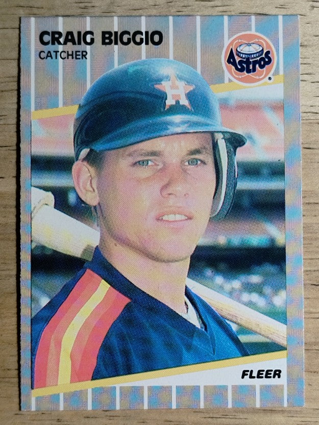 1989 Fleer #353 Craig Biggio RC