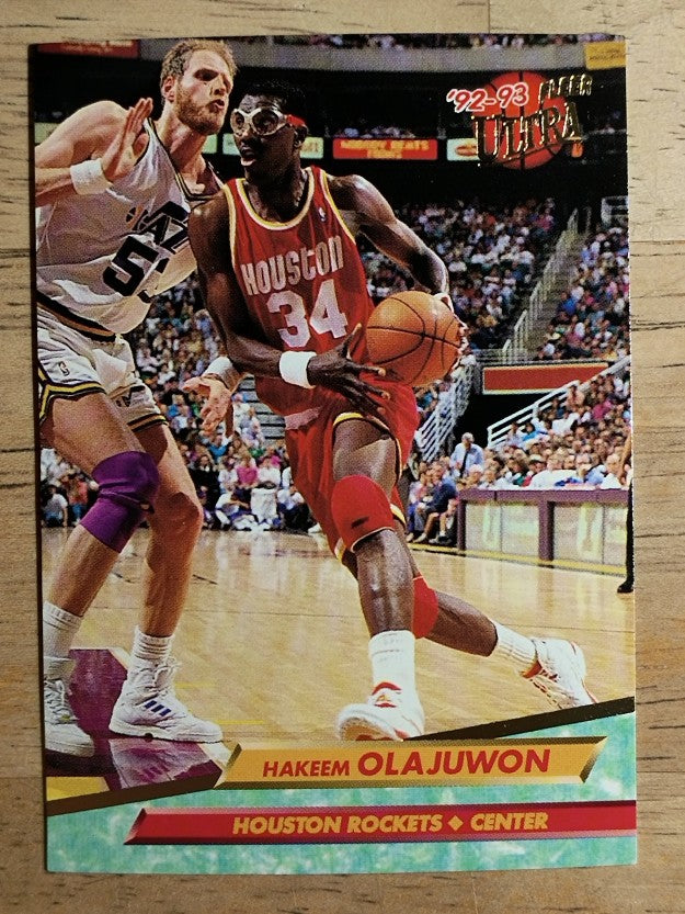 1992-93 Ultra #72 Hakeem Olajuwon