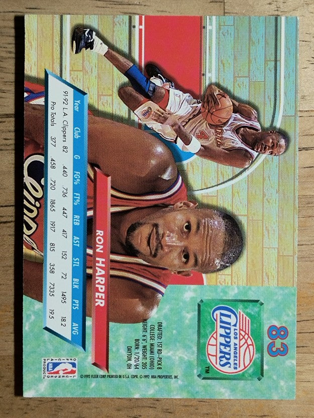 1992-93 Ultra #83 Ron Harper