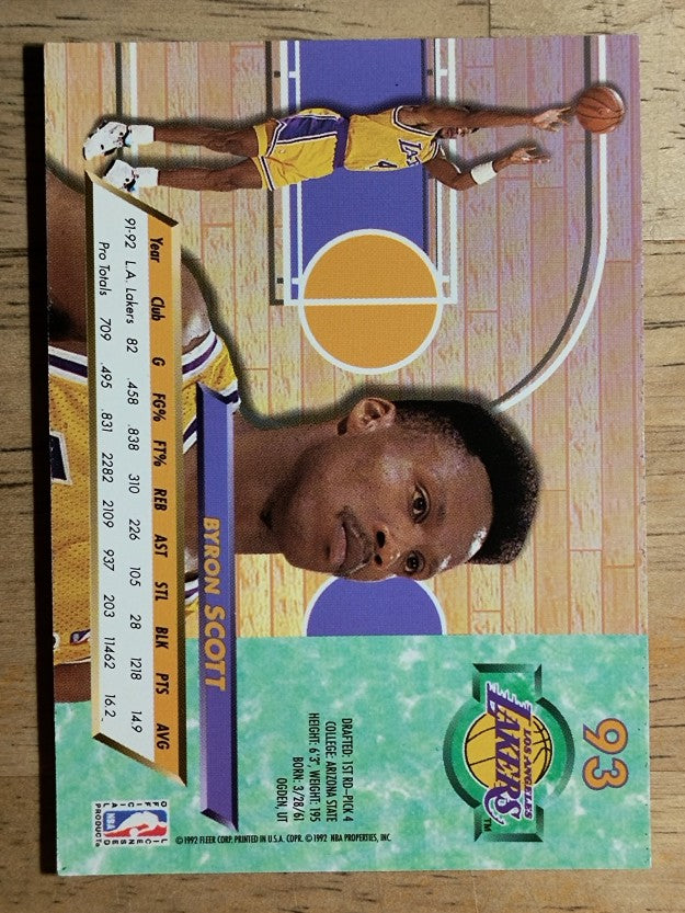 1992-93 Ultra #93 Byron Scott