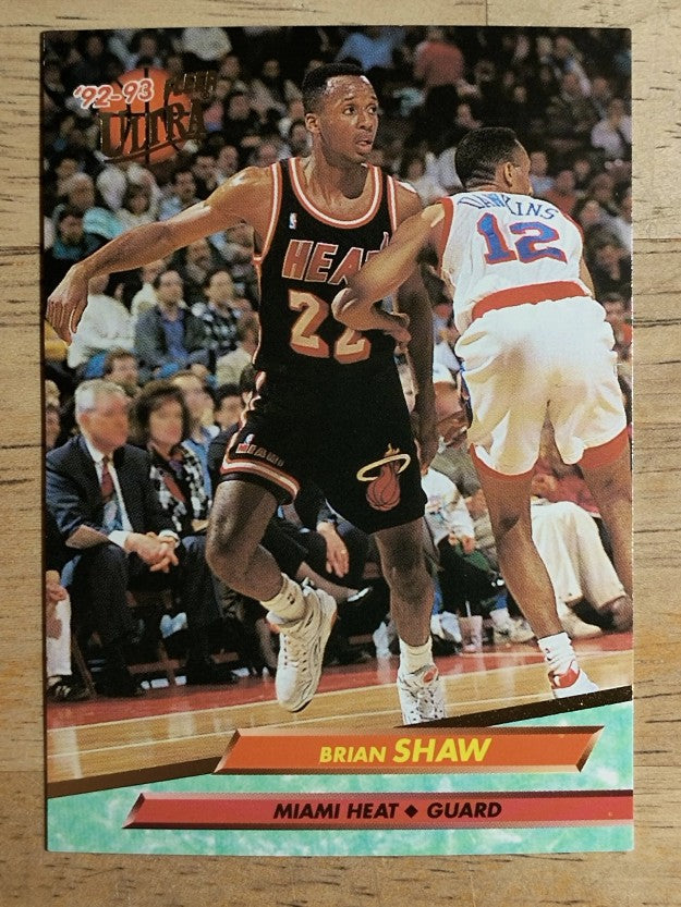 1992-93 Ultra #103 Brian Shaw