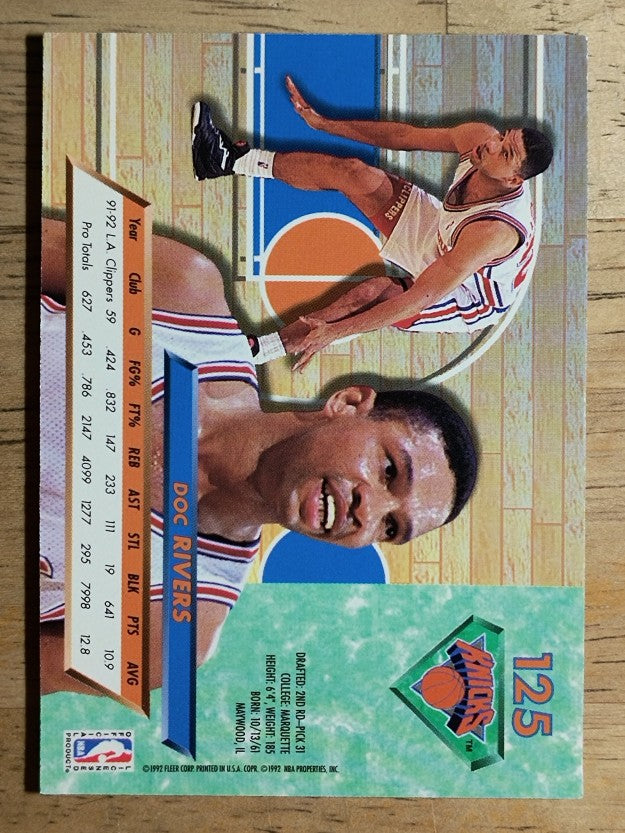 1992-93 Ultra #125 Doc Rivers