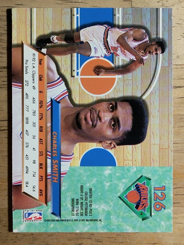 1992-93 Ultra #126 Charles Smith