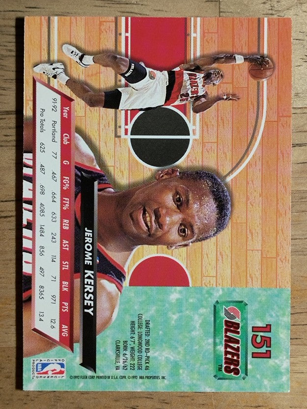 1992-93 Ultra #151 Jerome Kersey