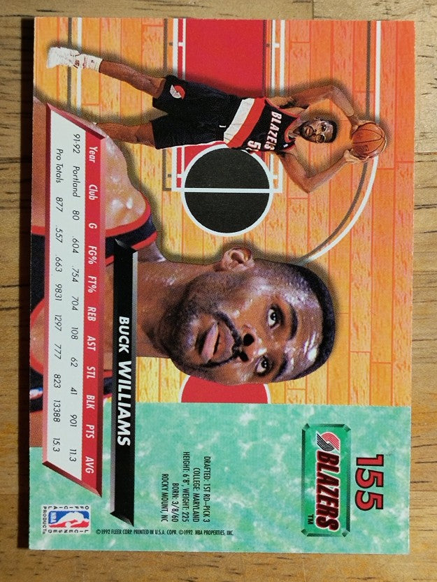 1992-93 Ultra #155 Buck Williams