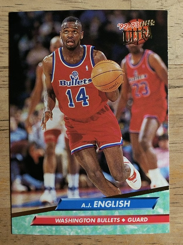 1992-93 Ultra #187 A.J. English