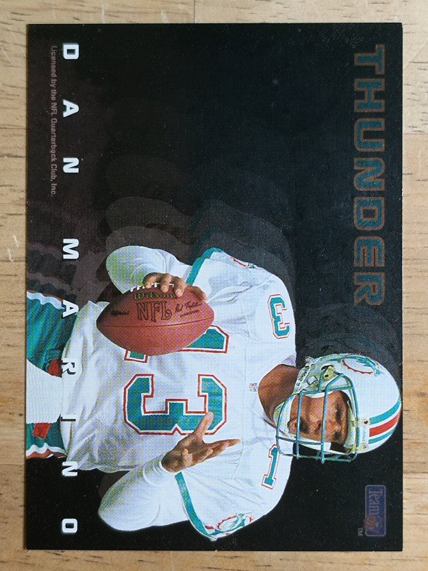 1993 SkyBox Premium Thunder and Lightning #3 Dan Marino/Keith Jackson