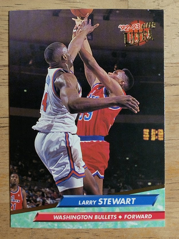 1992-93 Ultra #191 Larry Stewart