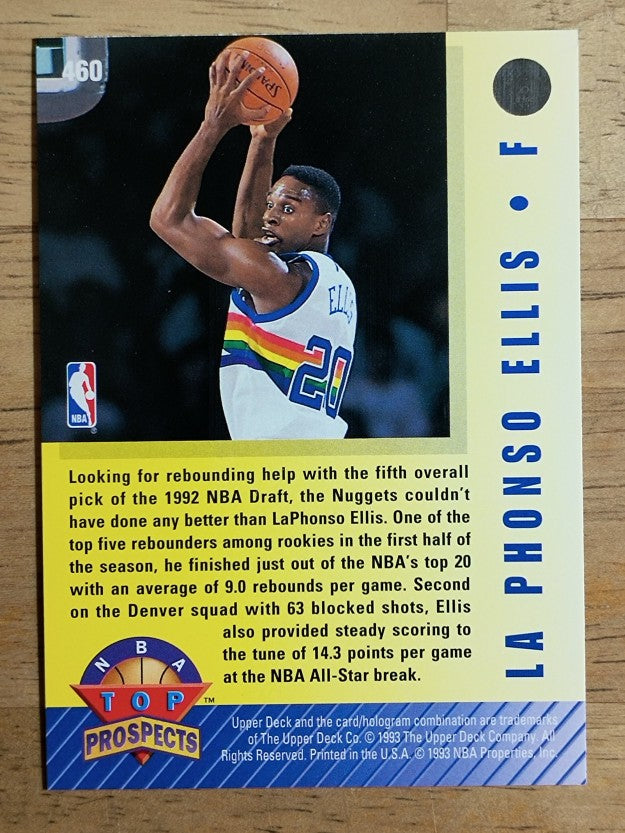1992-93 Upper Deck #460 LaPhonso Ellis TP