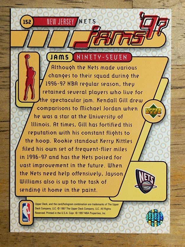 1997-98 Upper Deck #152 Kendall Gill JAM