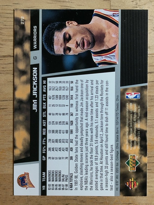 1998-99 Upper Deck #272 Jim Jackson
