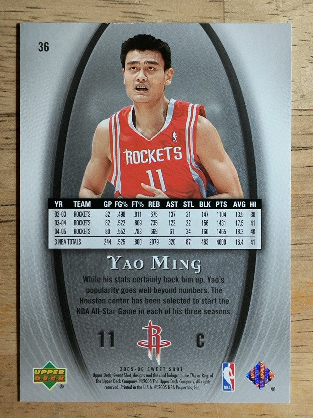 2005-06 Sweet Shot #36 Yao Ming (NM)