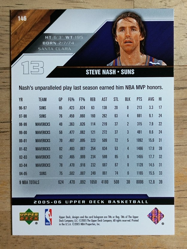 2005-06 Upper Deck #146 Steve Nash